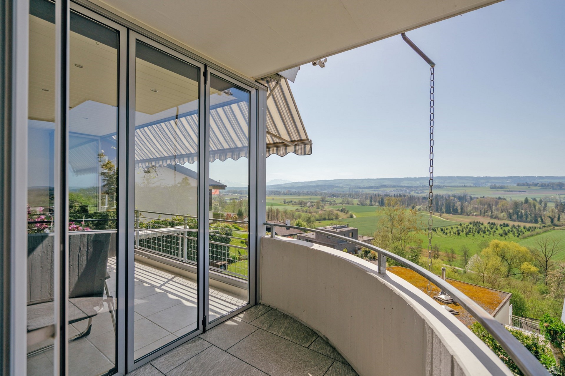 Balkon mit Panoramablick