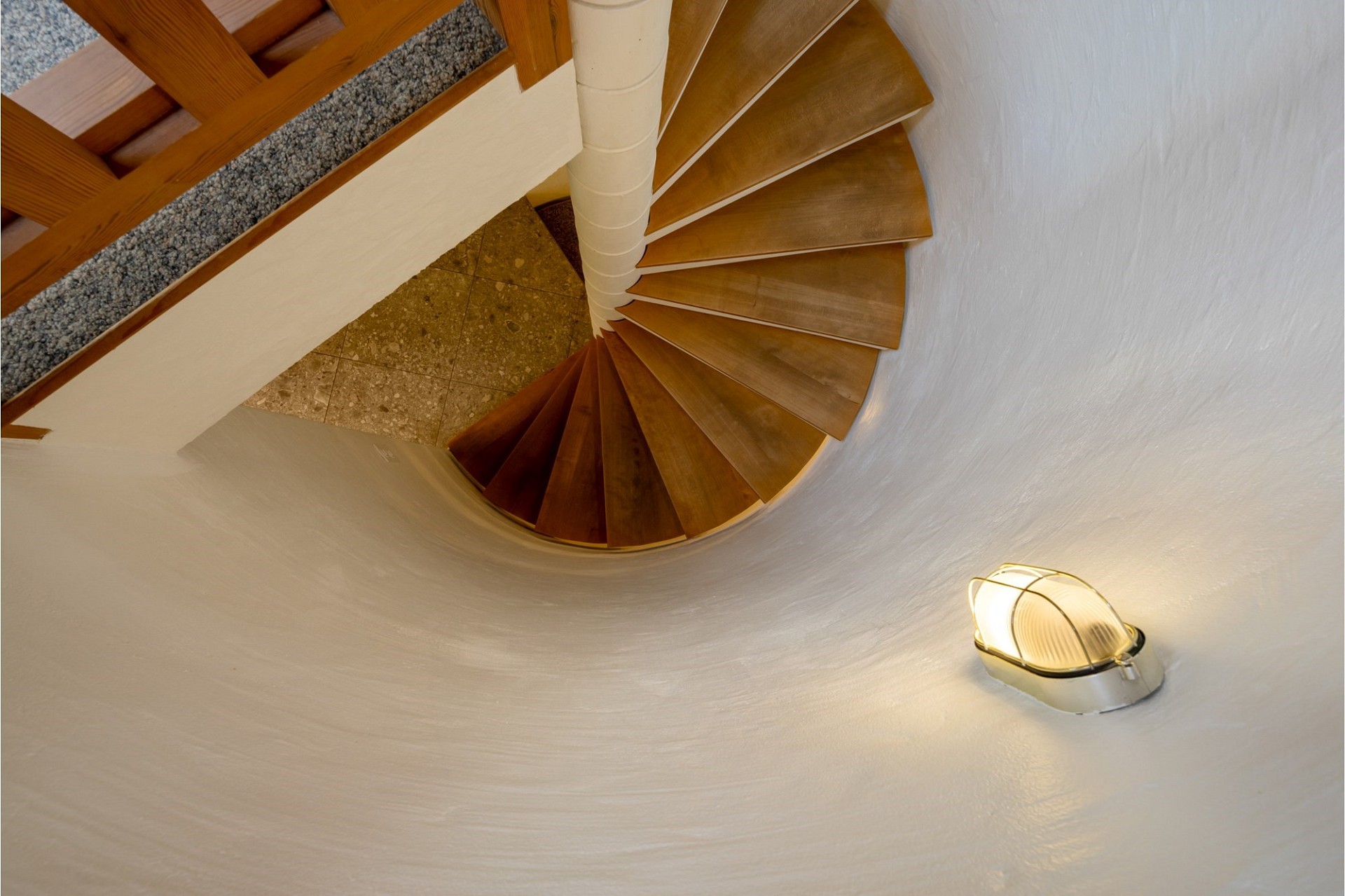 Spindeltreppe im Innenraum