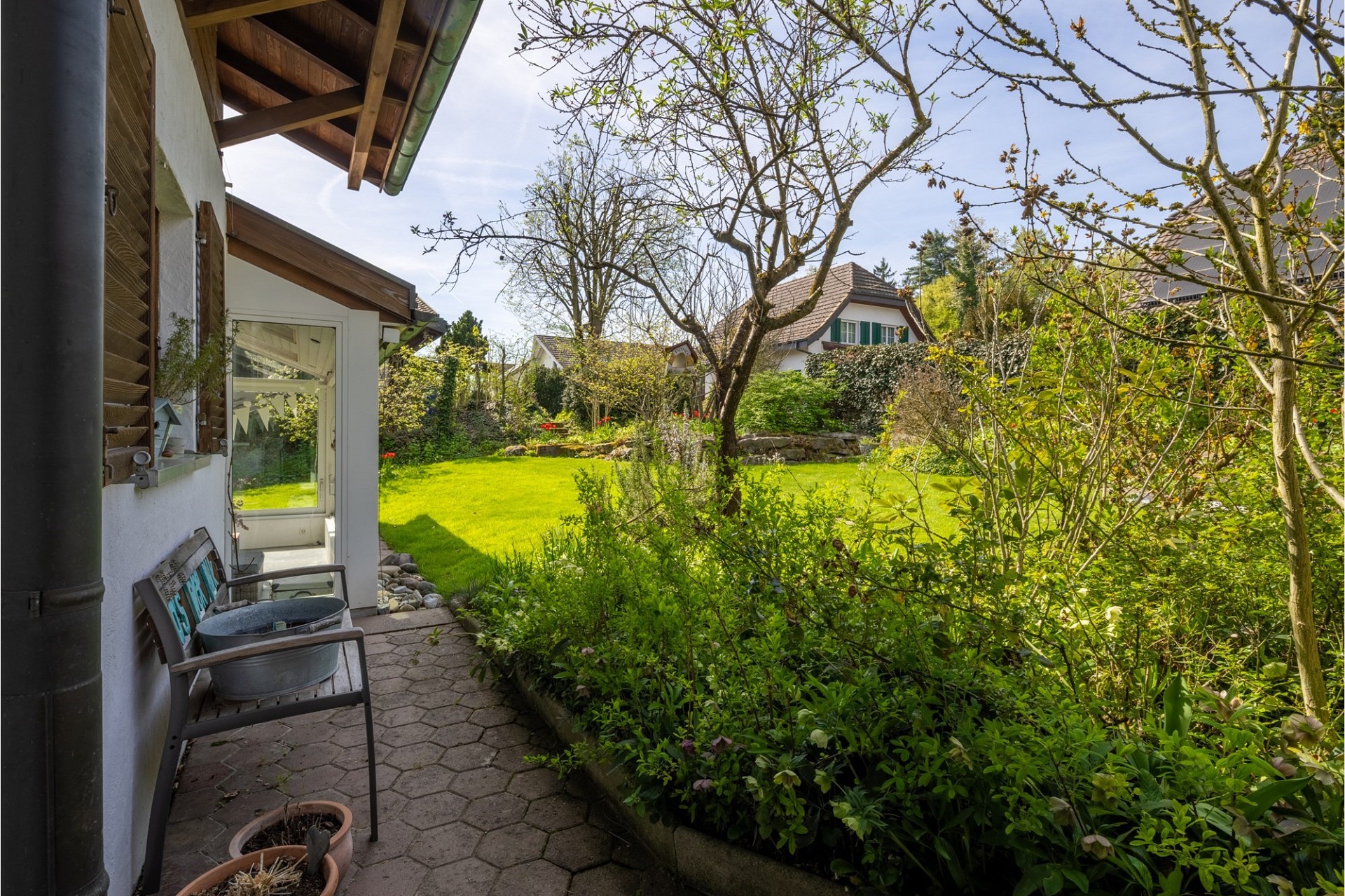 Gartenblick von der Terrasse
