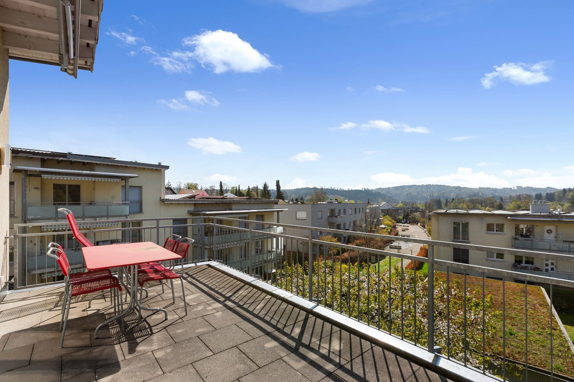 Balkon mit Aussicht