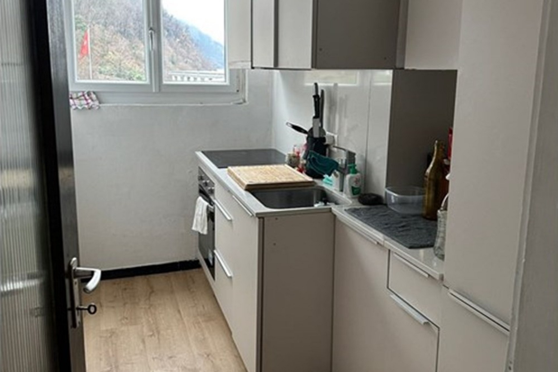 Kleine moderne Küche