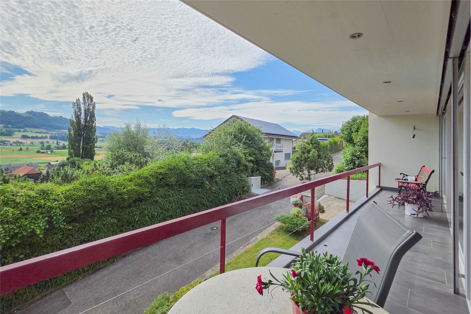 Balkon mit Panoramablick