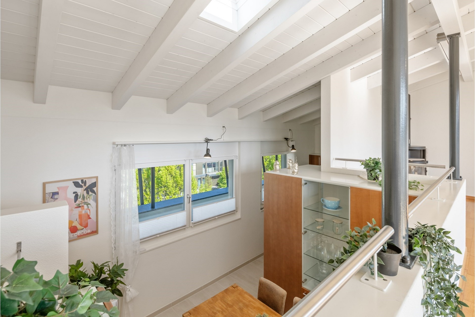 Helles Loft mit Galerie und Blick ins Grüne