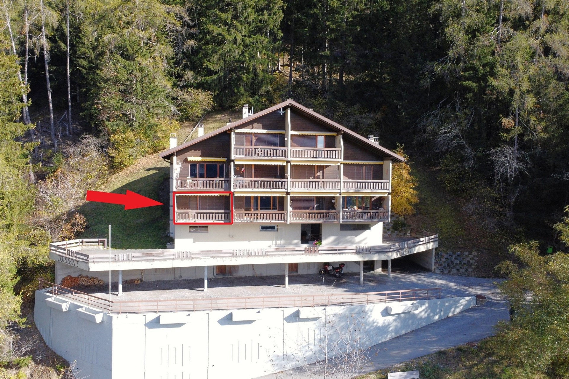 Alpenchalet in Hanglage