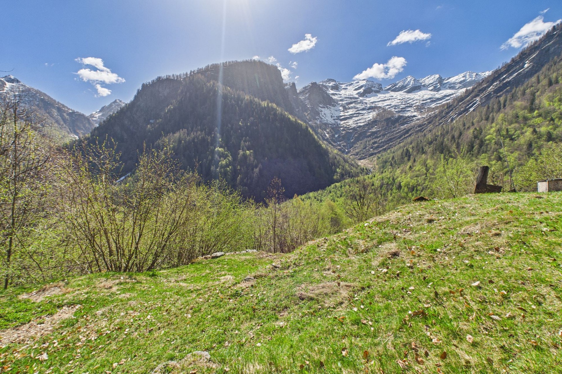 Alpenlandschaft mit Bergpanorama