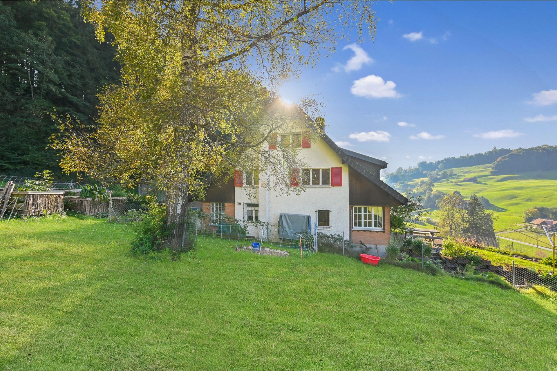Landhaus am Hang mit Weitblick