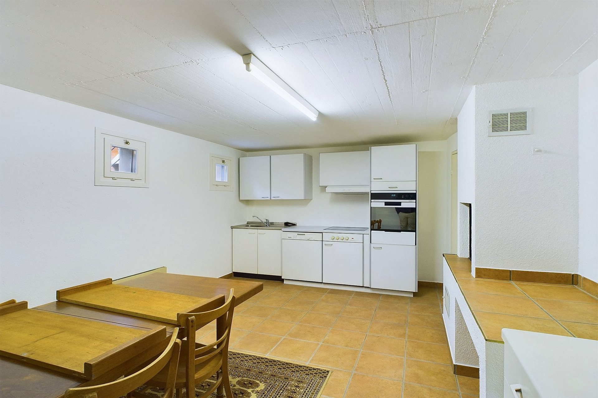 Kleines Küchen- und Esszimmer