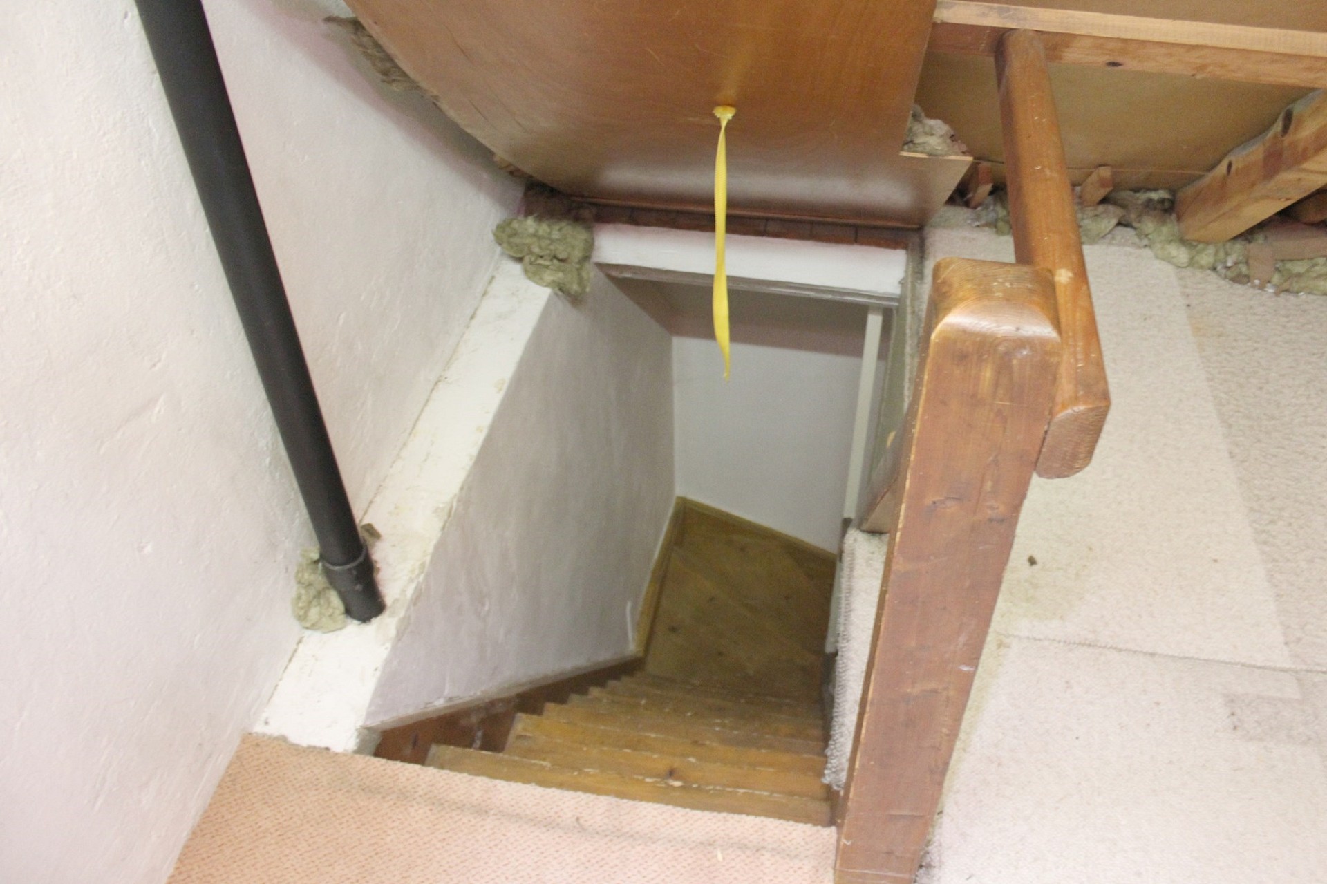 Treppenabgang im Dachgeschoss
