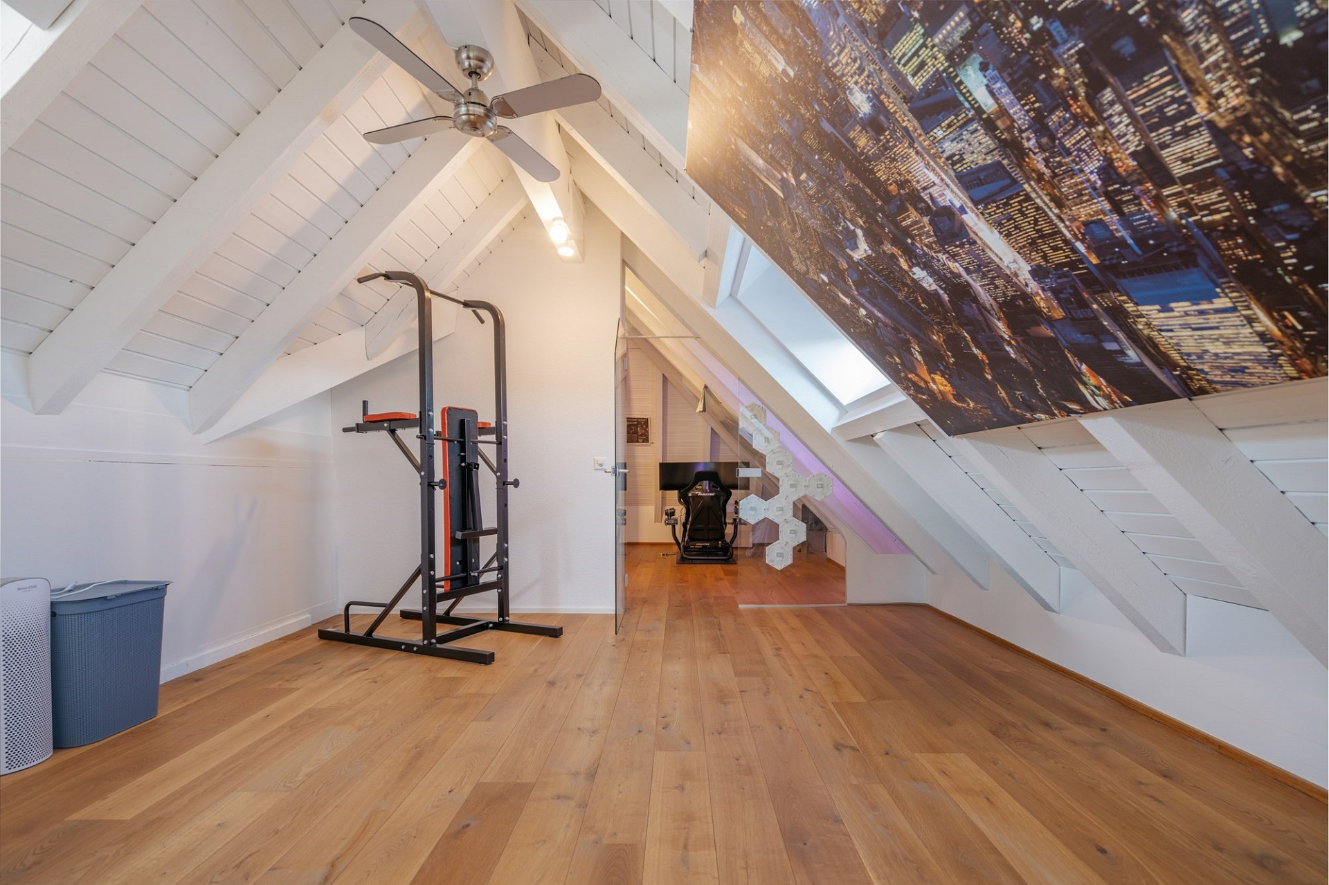 Dachgeschossraum mit Home-Gym