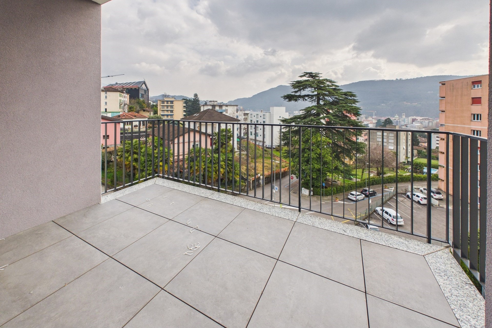 Balkon mit weiter Aussicht