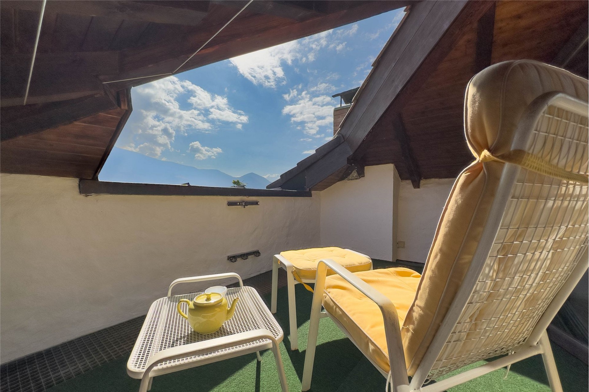 Dachterrasse mit Sitzbereich