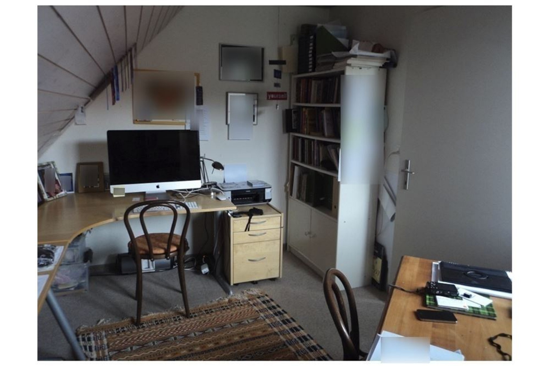Arbeitszimmer im Dachgeschoss