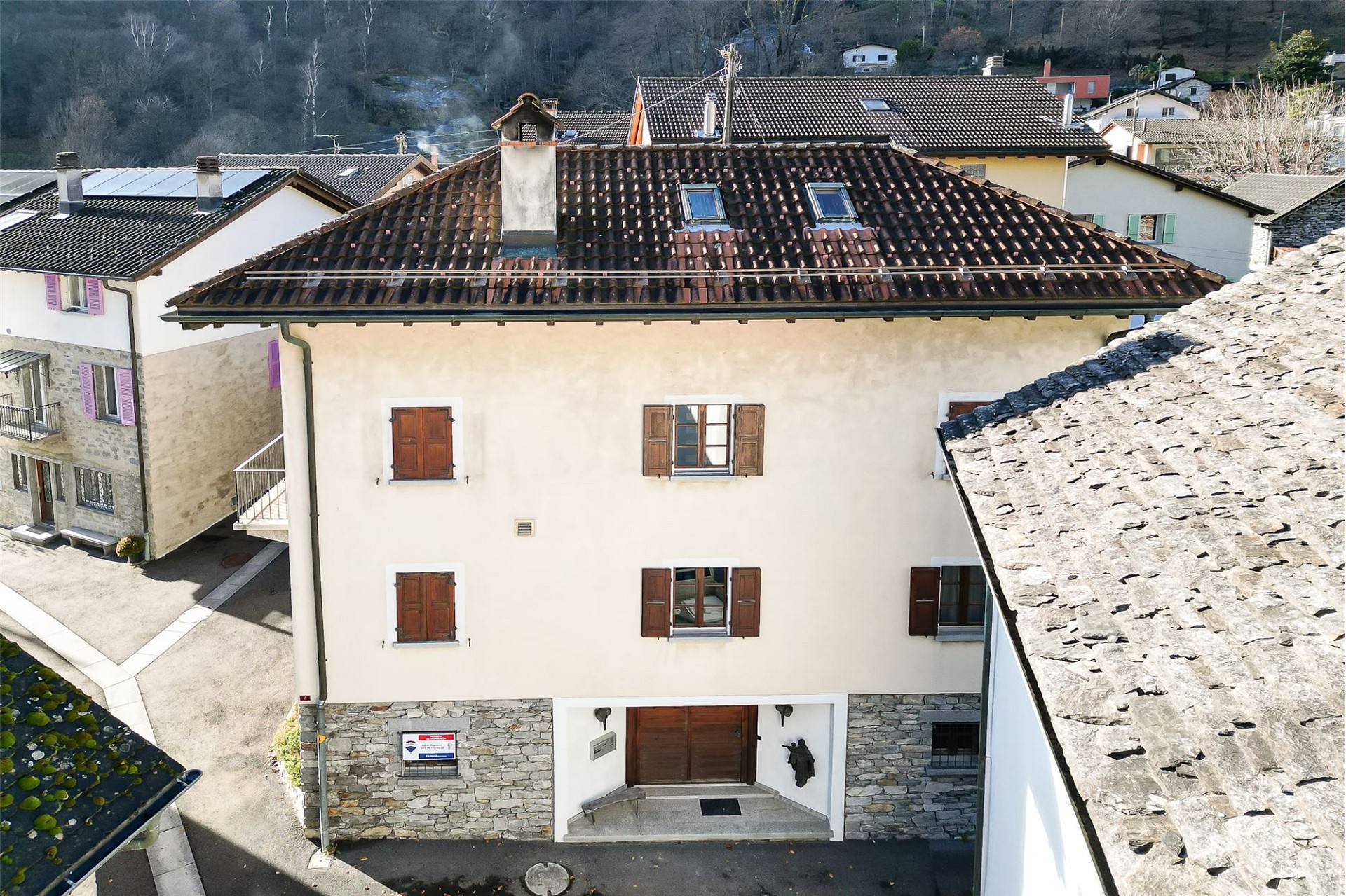 Historisches Wohnhaus mit Ziegeldach