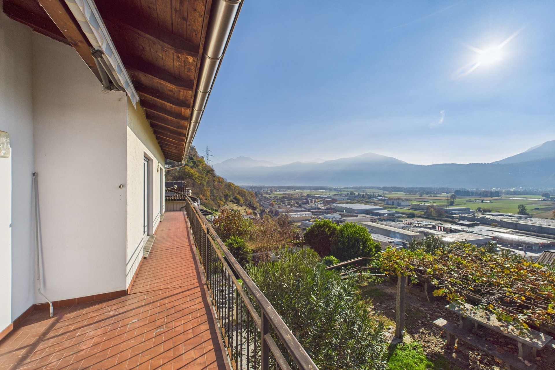Balkon mit Panoramablick