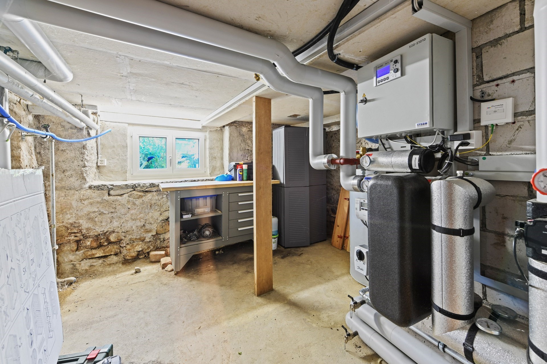 Technikraum im Keller