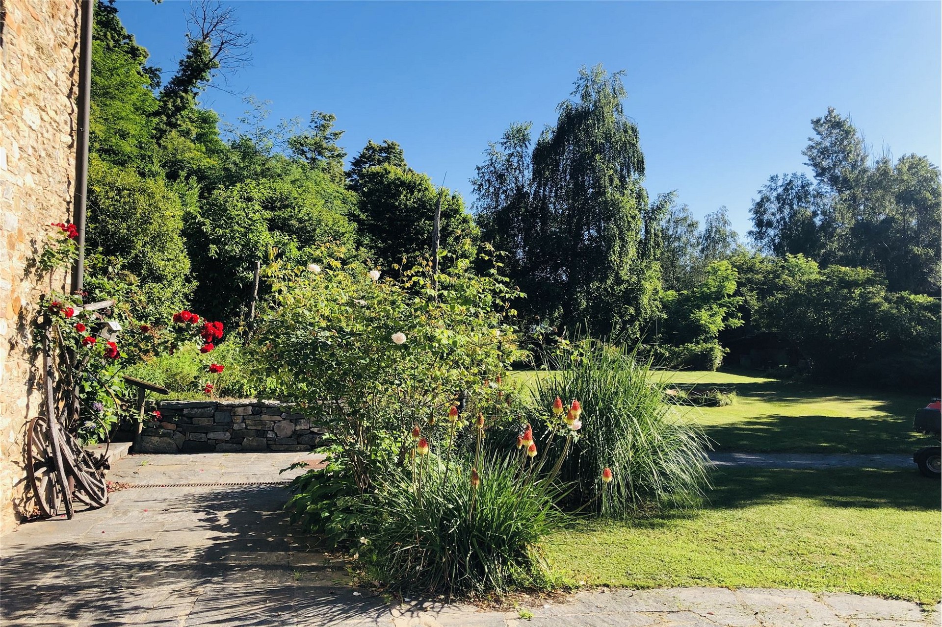 Garten mit Terrassenbereich