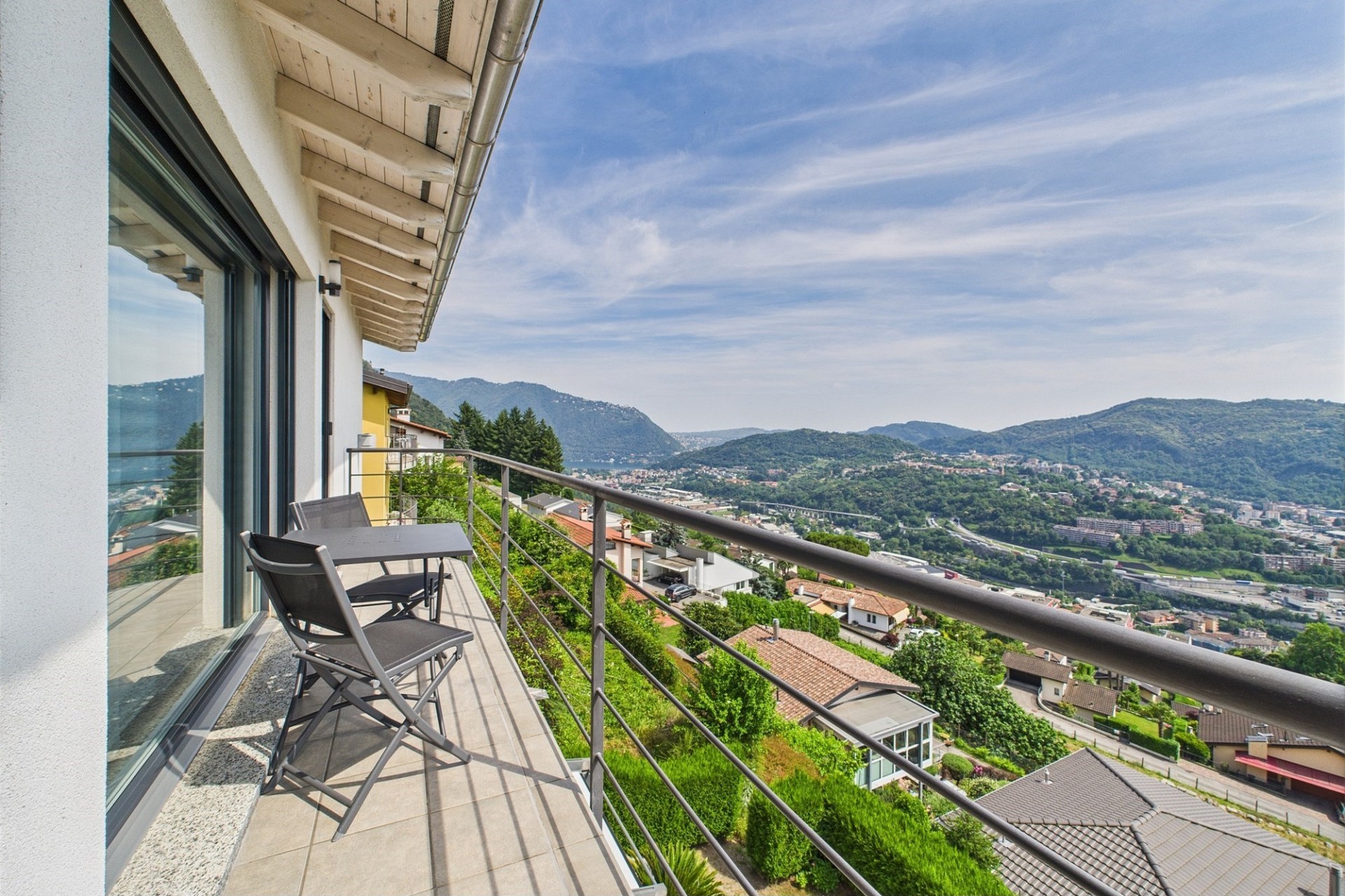 Balkon mit Panoramablick