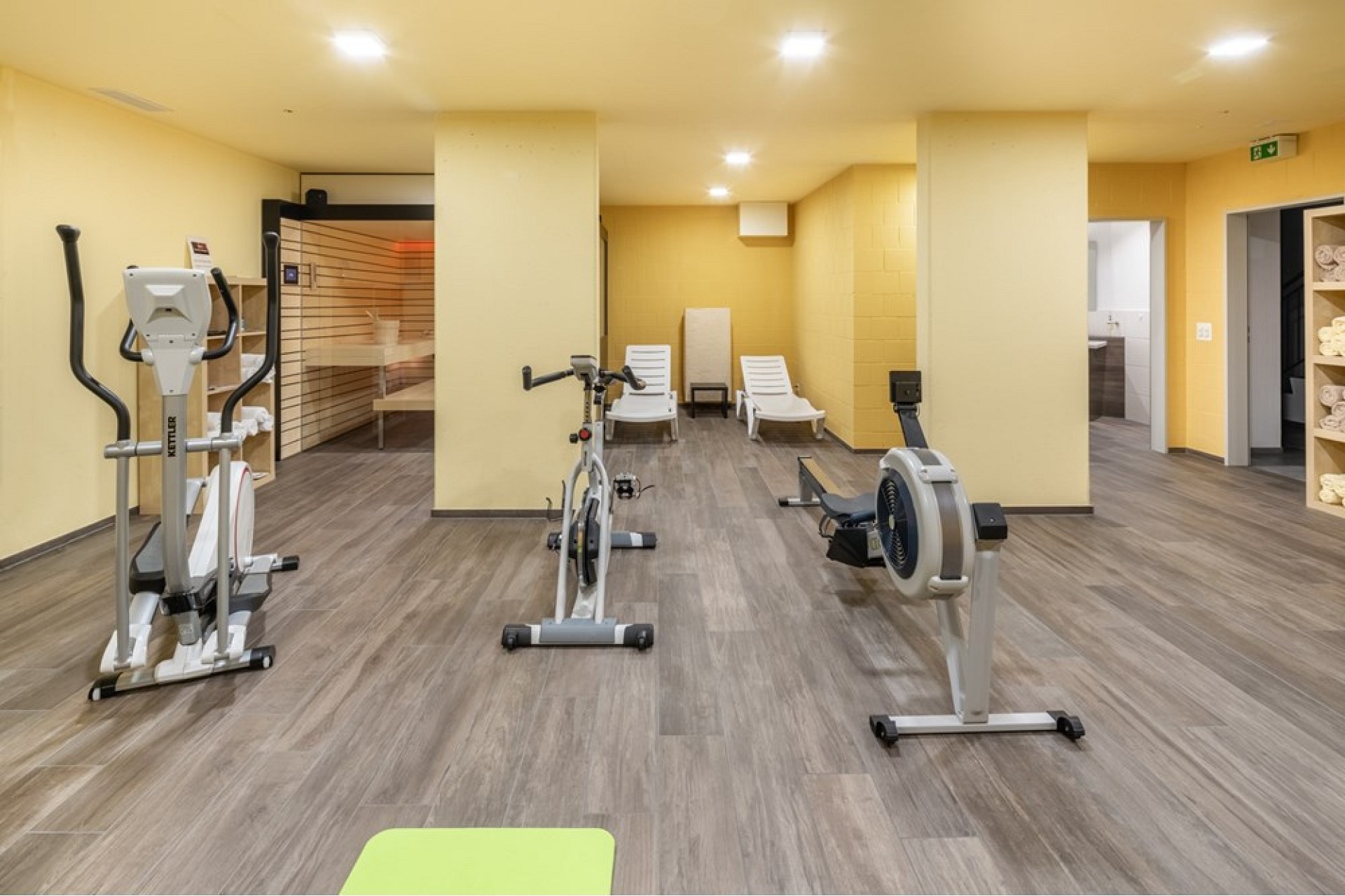 Fitnessraum im Untergeschoss