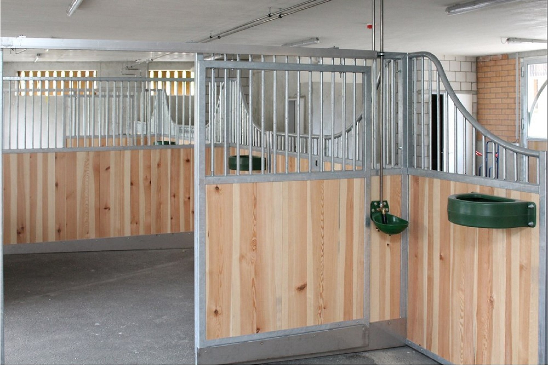 Stallanlage im Innenbereich
