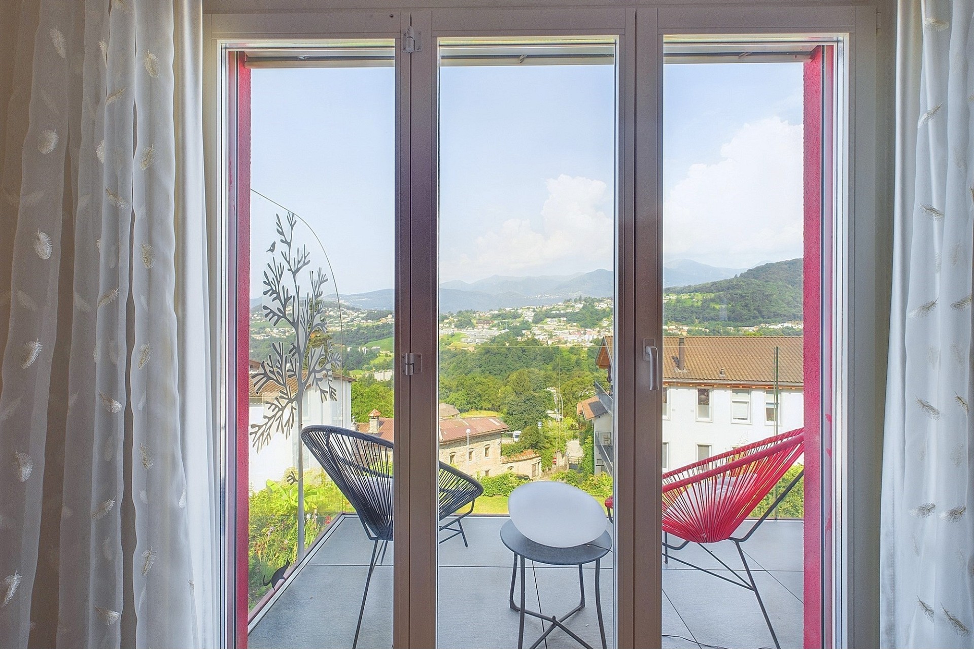 Balkon mit Panoramablick