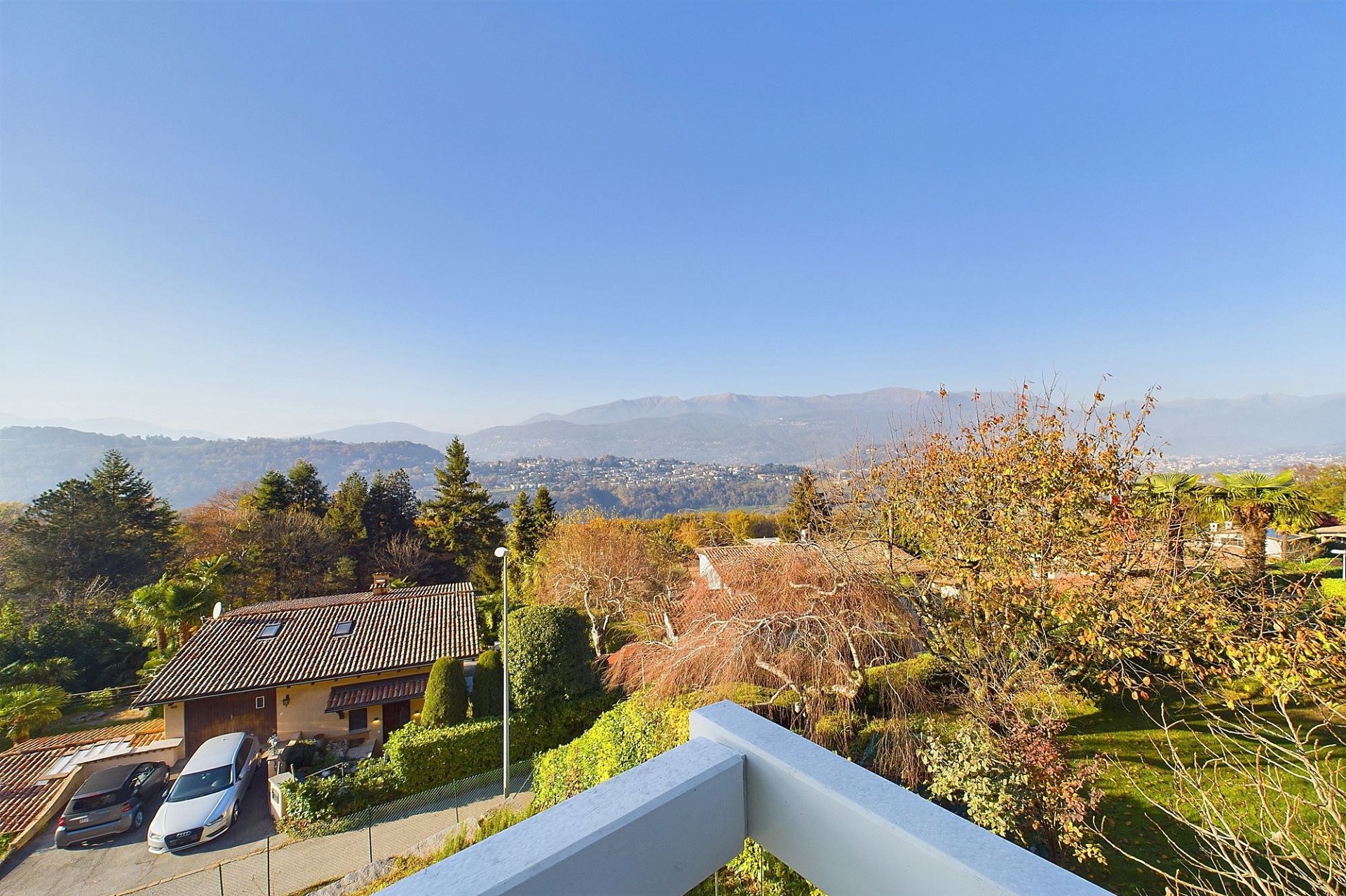 Weitblick vom Balkon