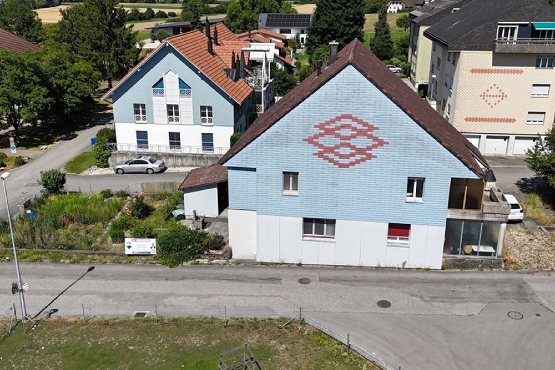 Außenansicht von Wohnhäusern