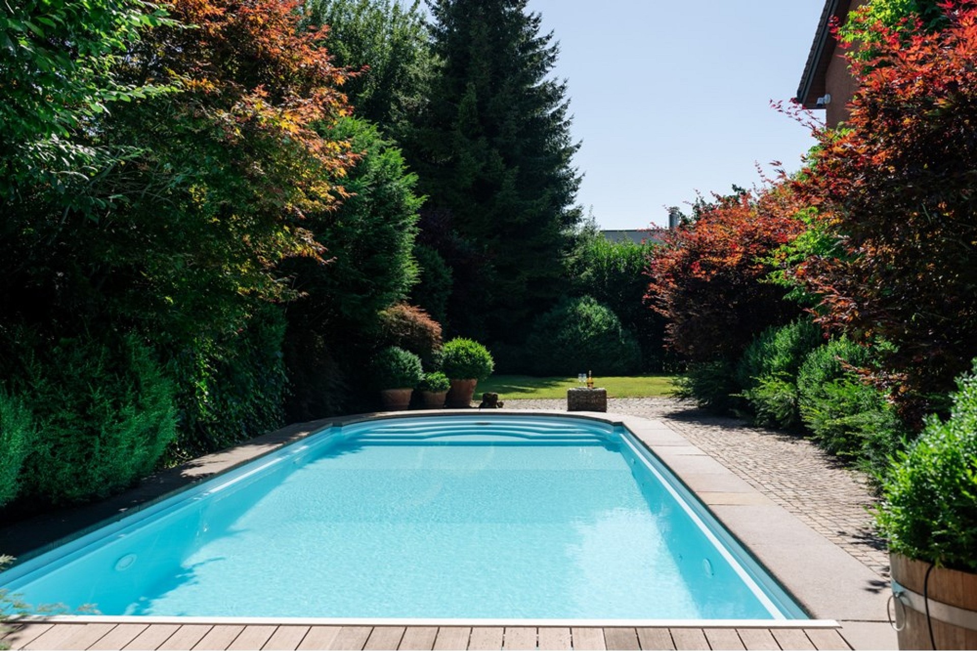 Garten mit Pool