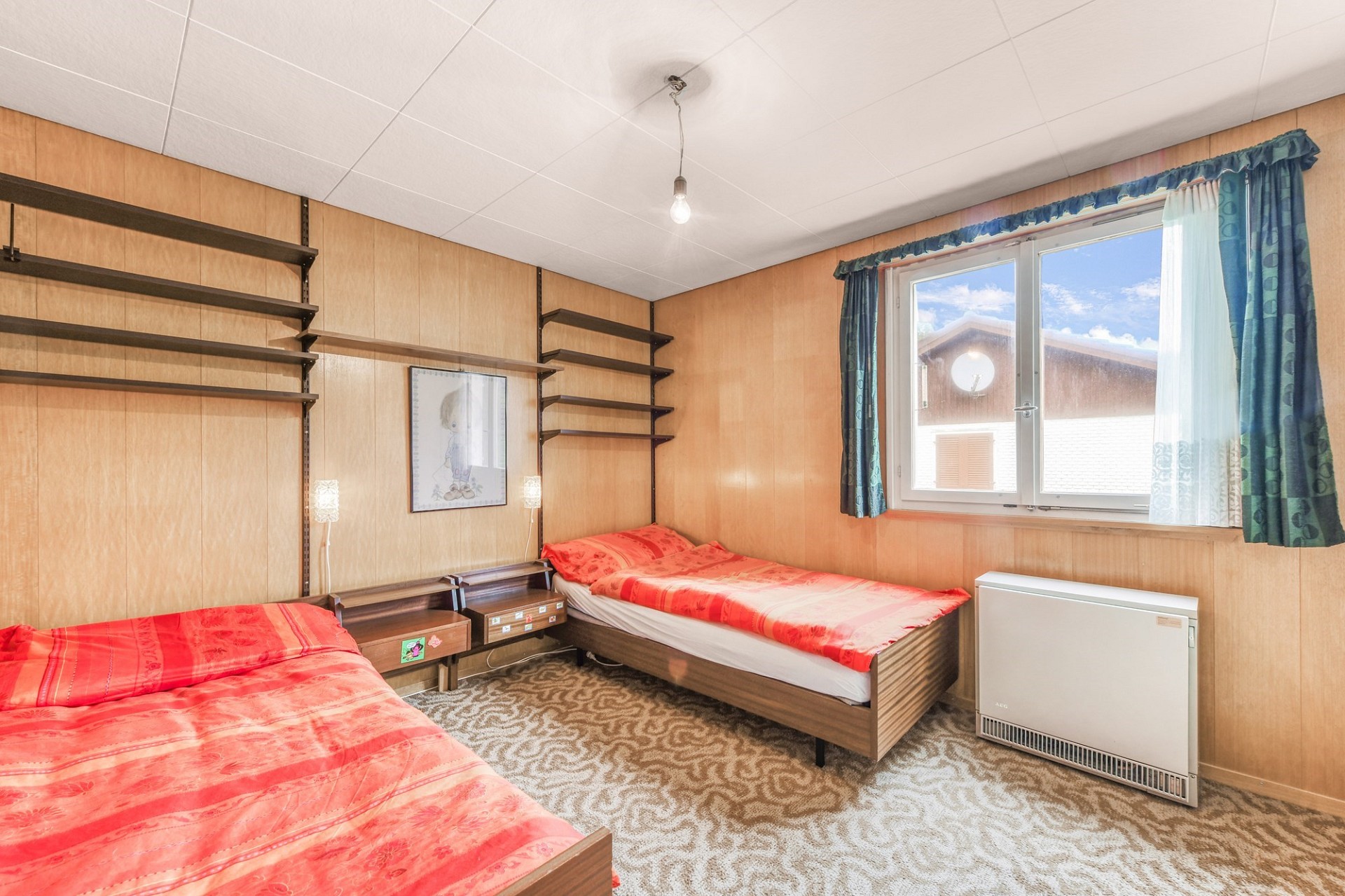 Doppelzimmer mit zwei Betten