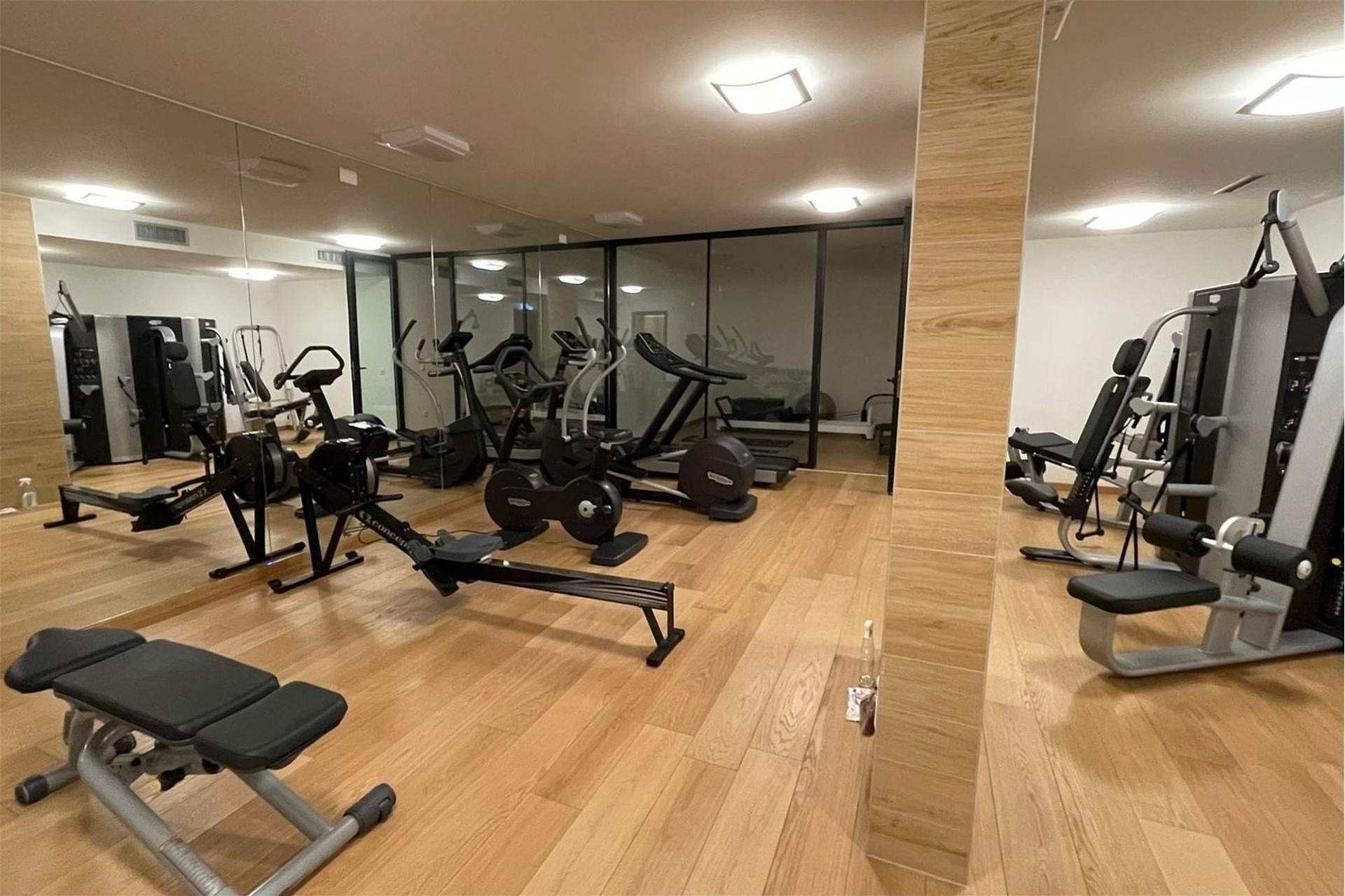 Home-Gym im Untergeschoss