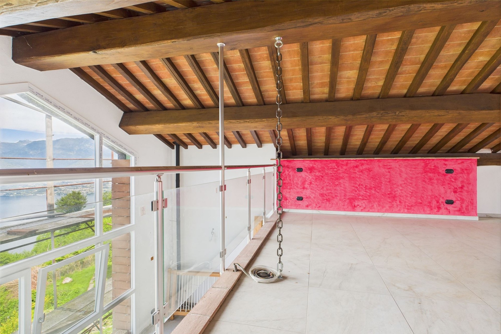 Loft mit Bergblick
