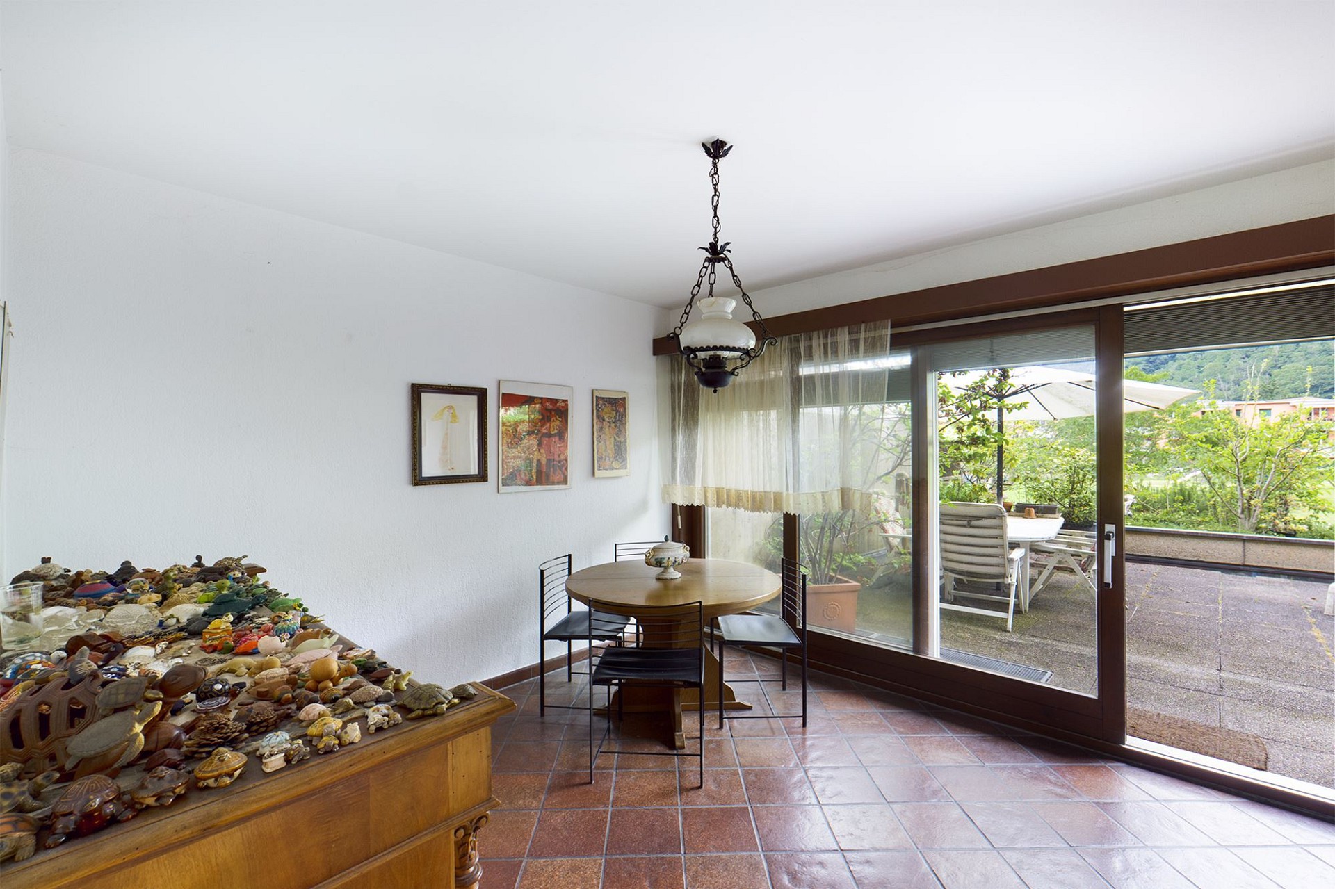 Essbereich mit Terrassenzugang