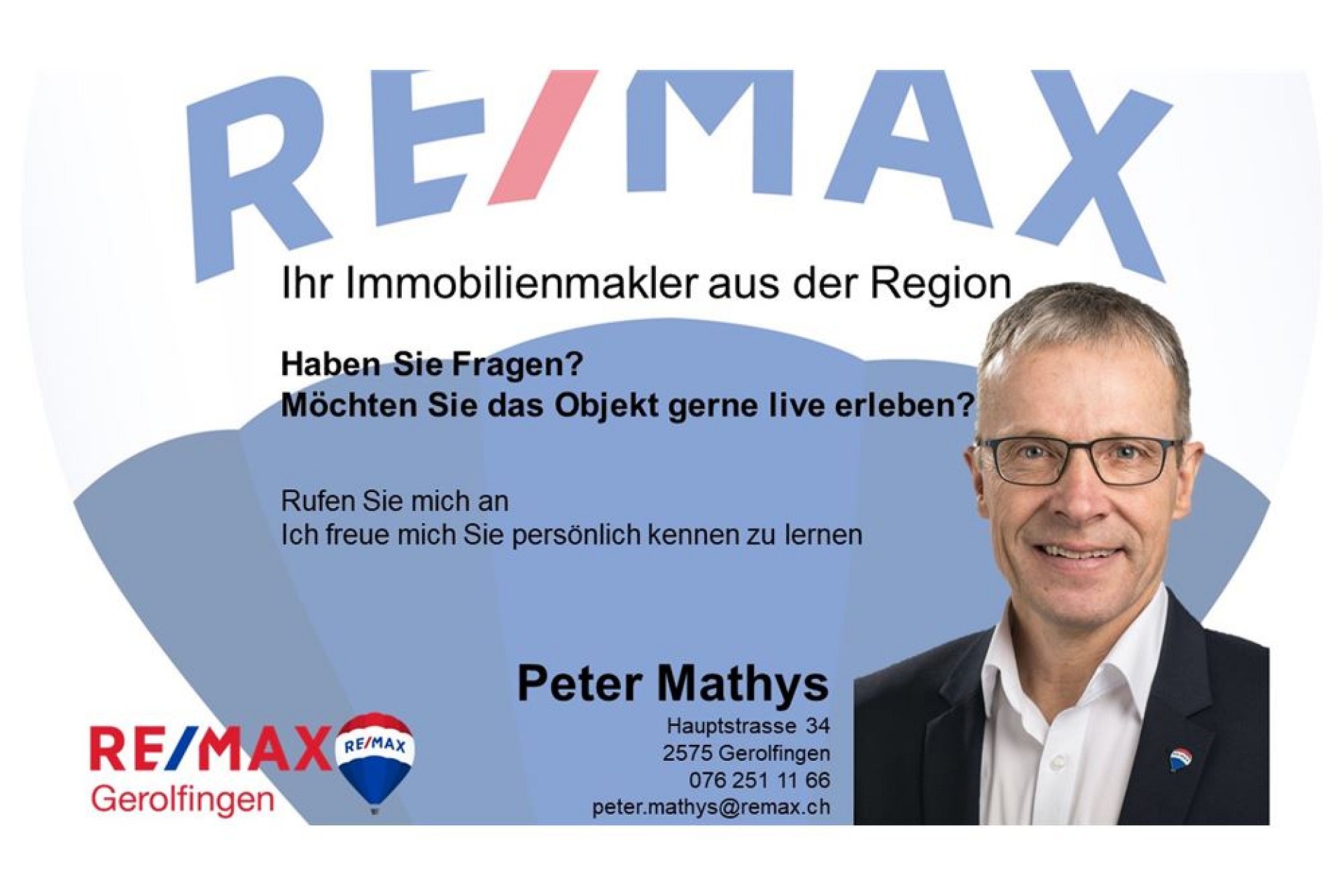 Makler-Werbegrafik