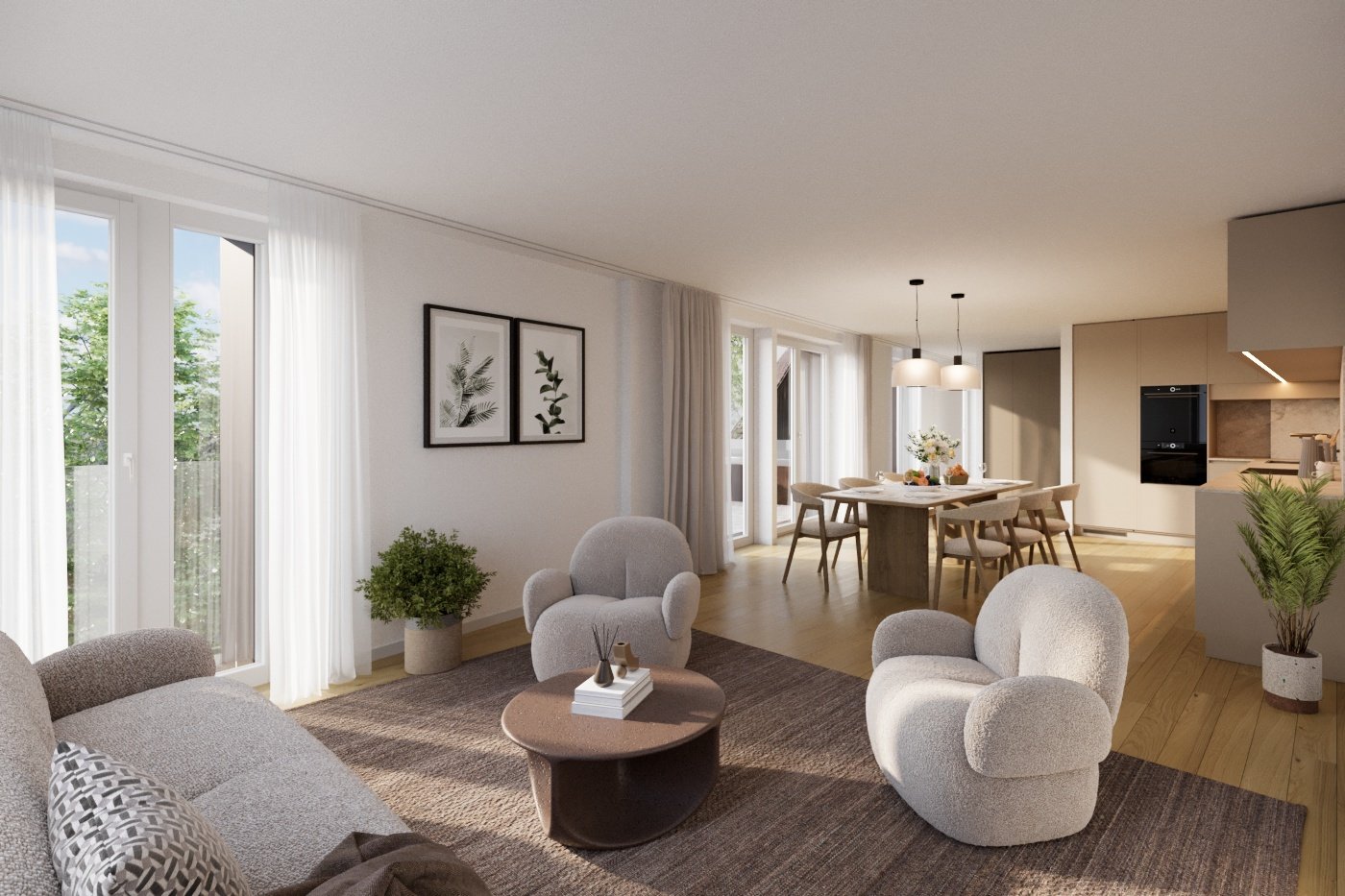 Urbaner Wohnkomfort mit Stil- 3.5-Zimmer-Neubauwohnung in Zürich-Witikon – Zürich