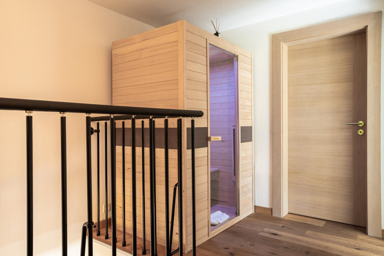 Flur mit Sauna