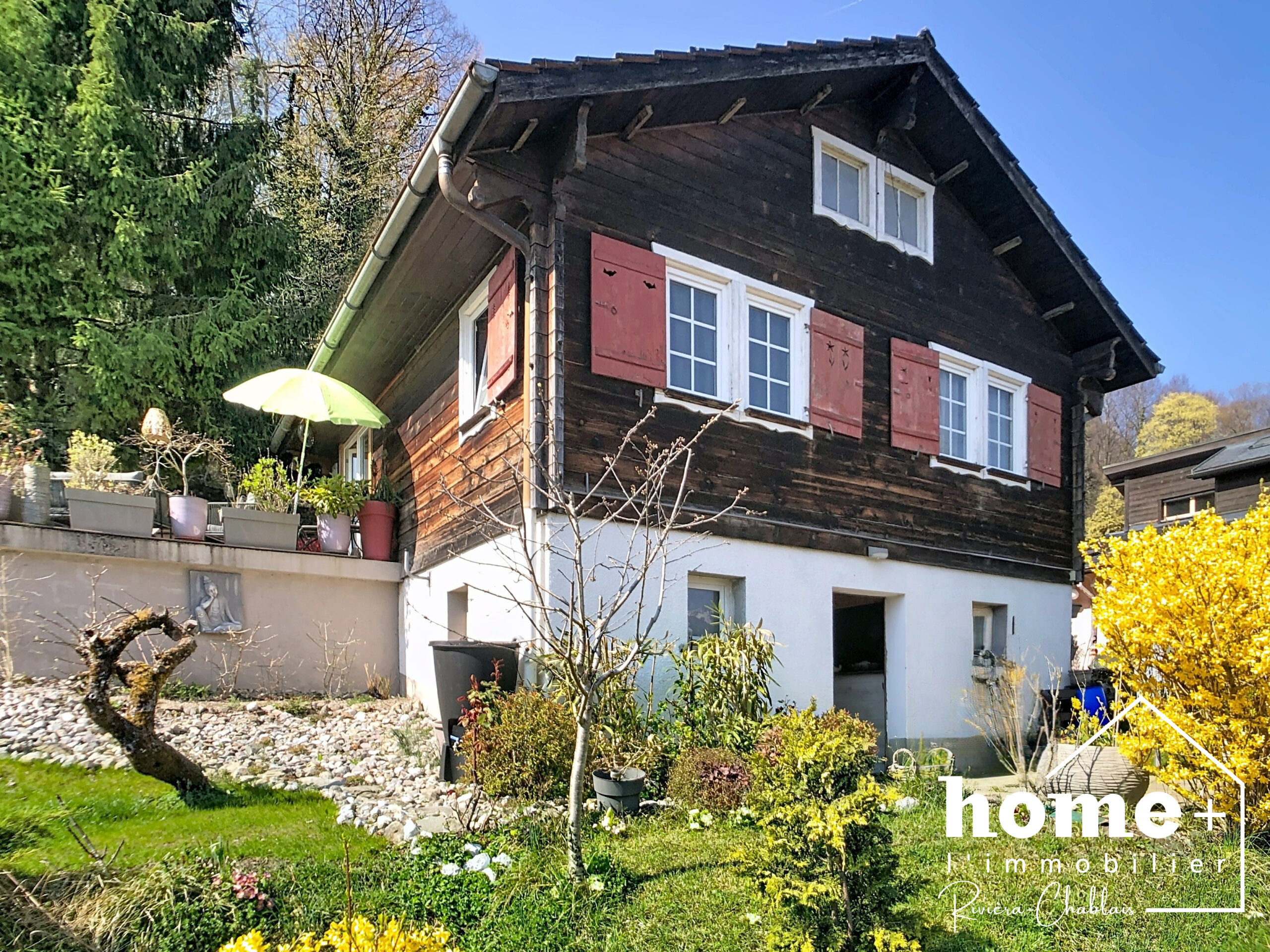 Rustikales Chalet mit Garten
