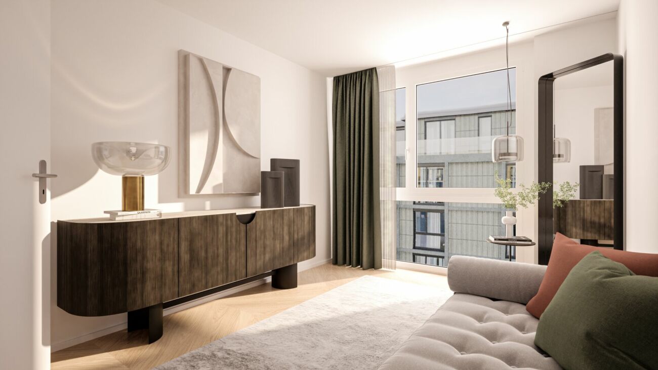 Helles modernes Wohnzimmer