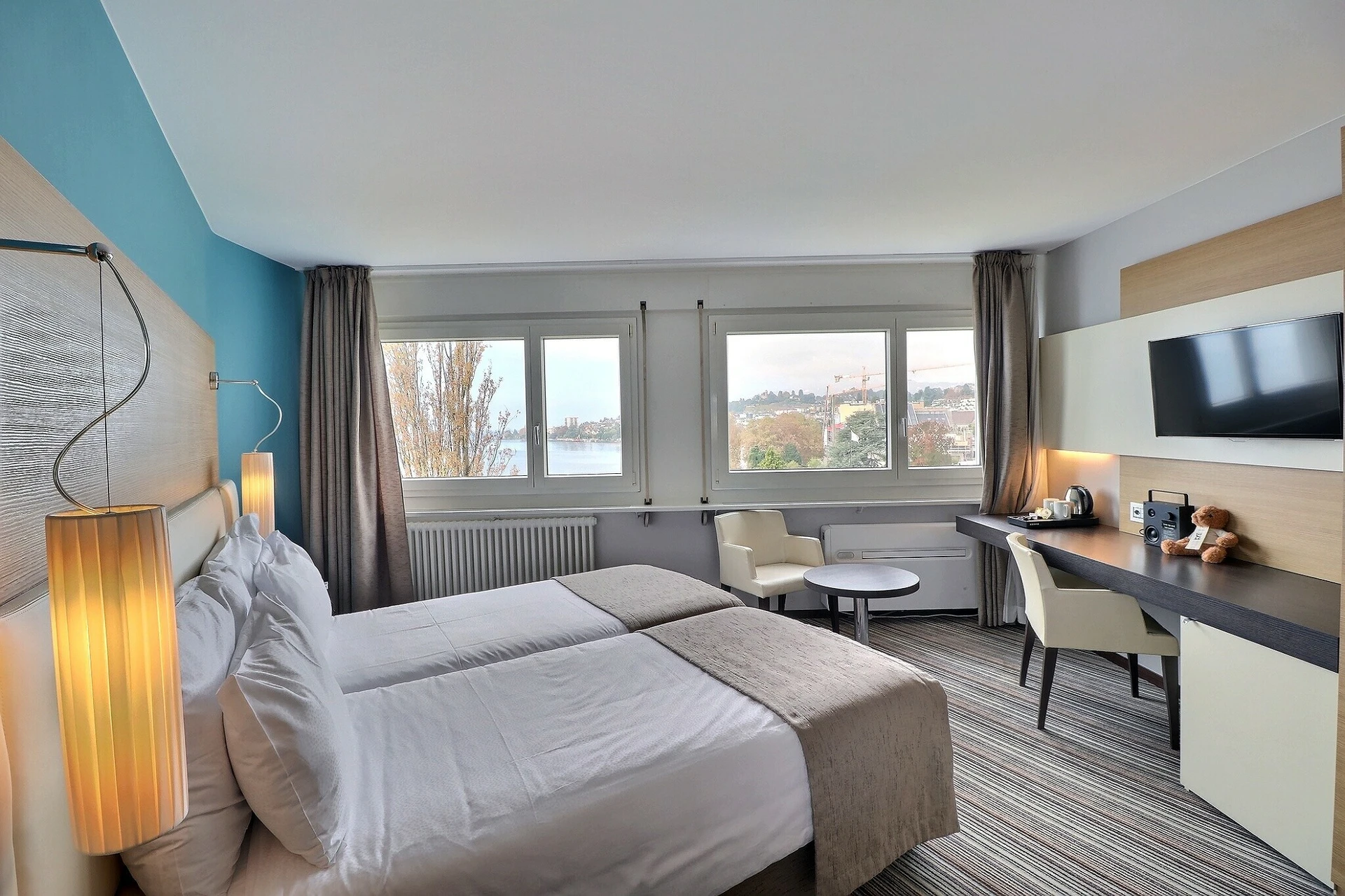 Hotelzimmer mit Seeblick