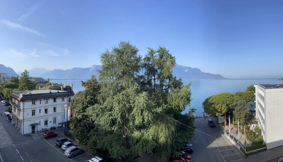 Seeblick von einem Obergeschoss
