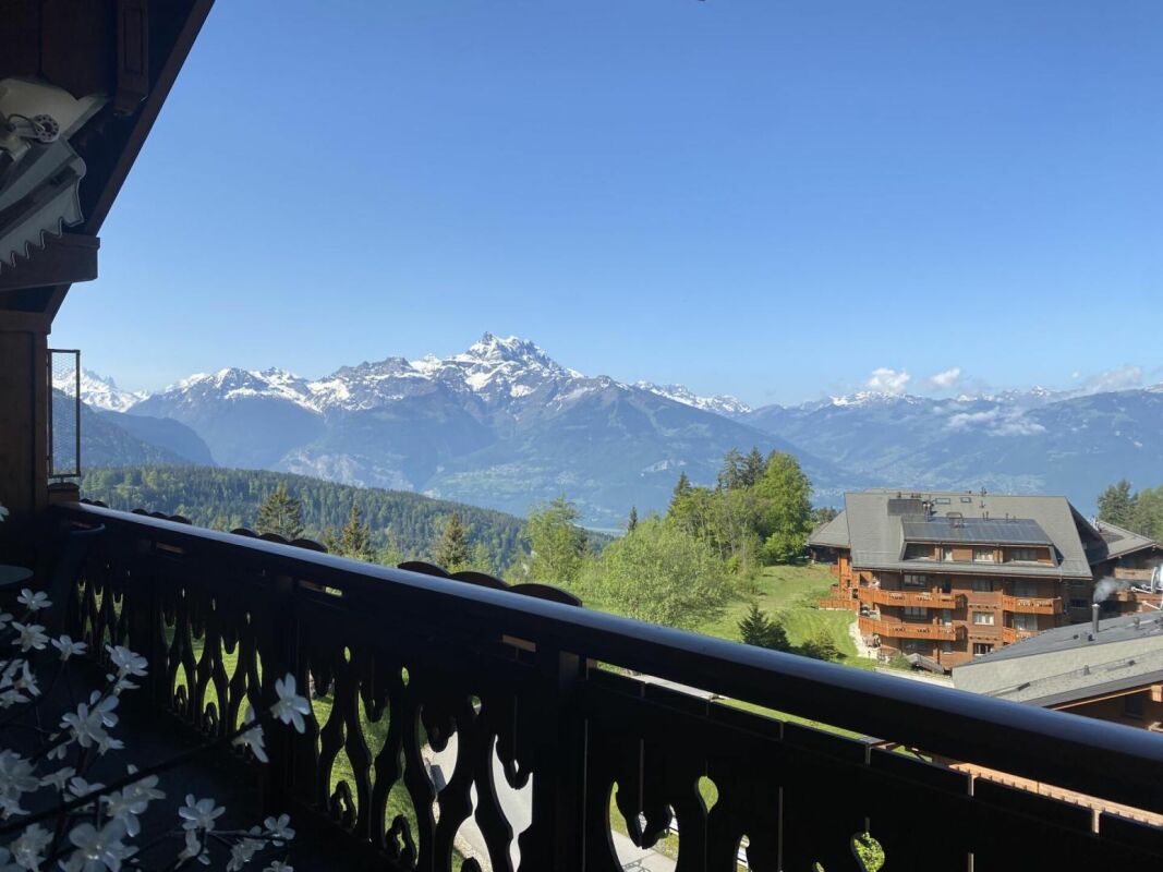 Bergblick vom Balkon