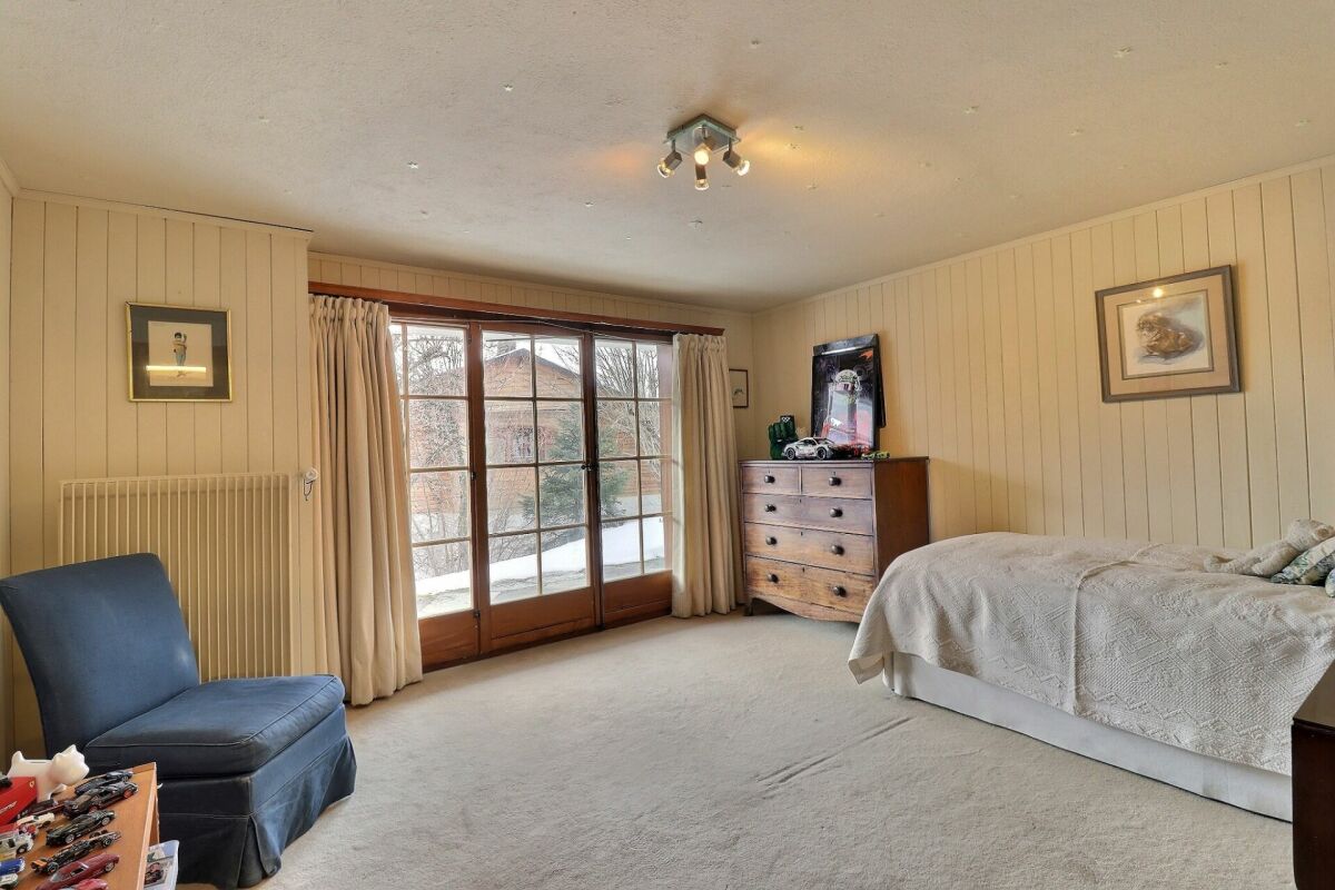 Schlafzimmer mit Blick ins Freie