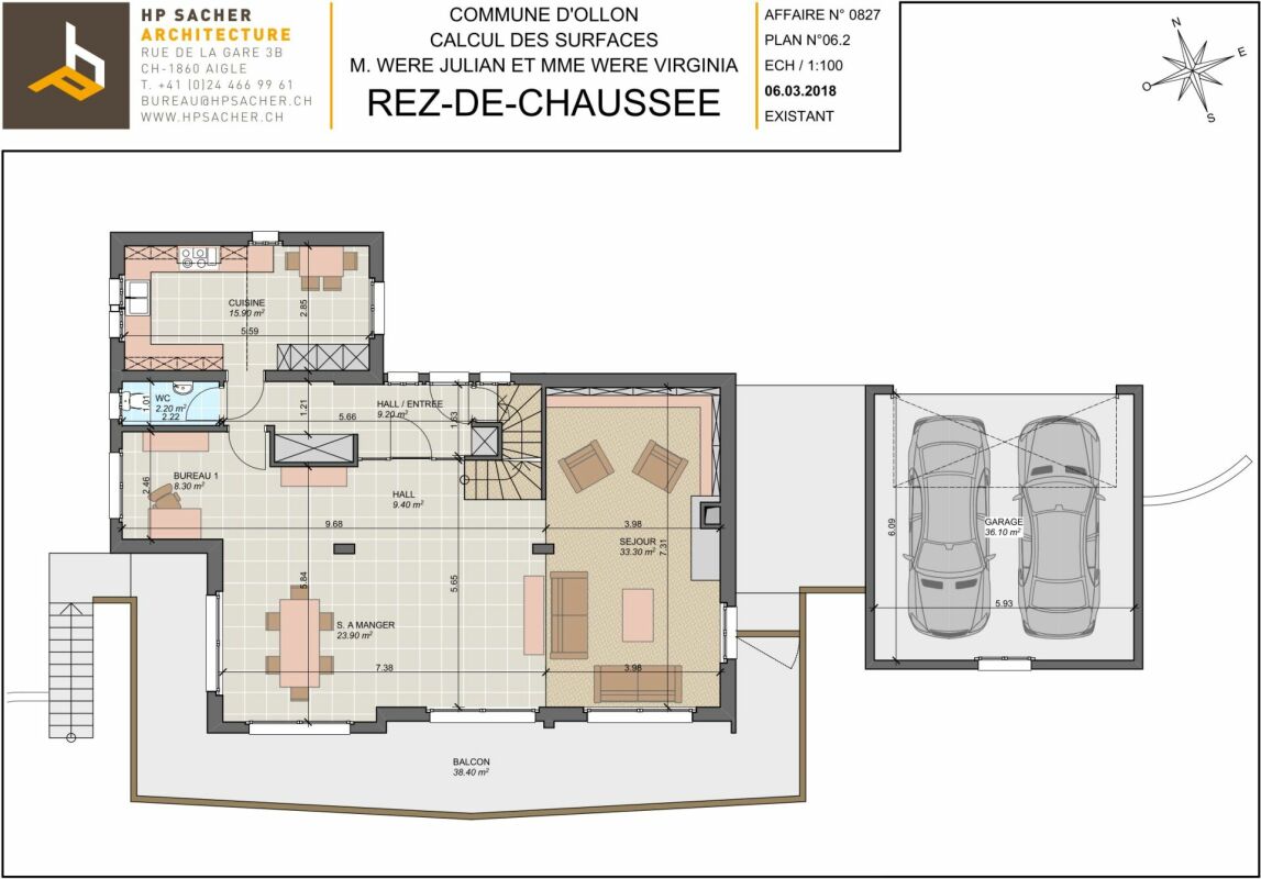 Grundriss des Erdgeschosses