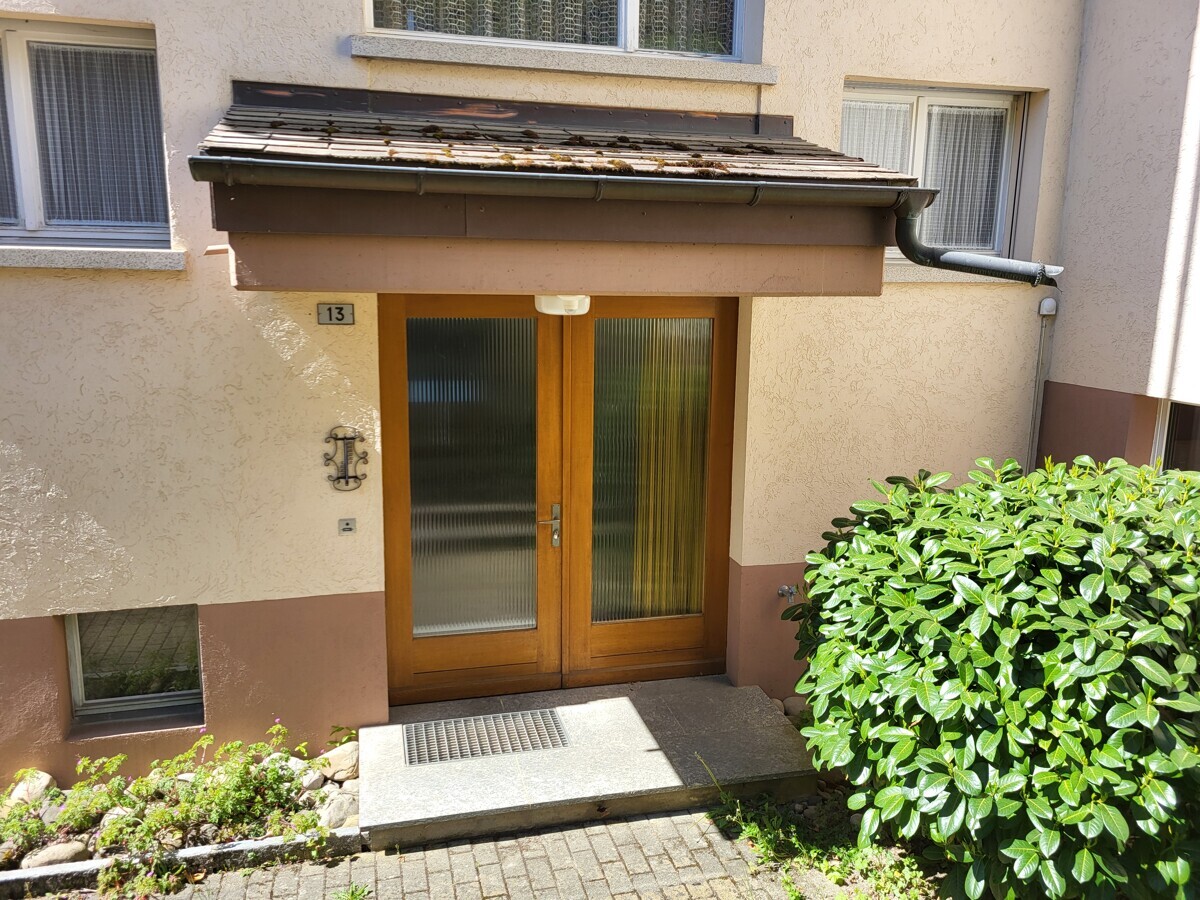 Eingangsbereich eines Wohnhauses