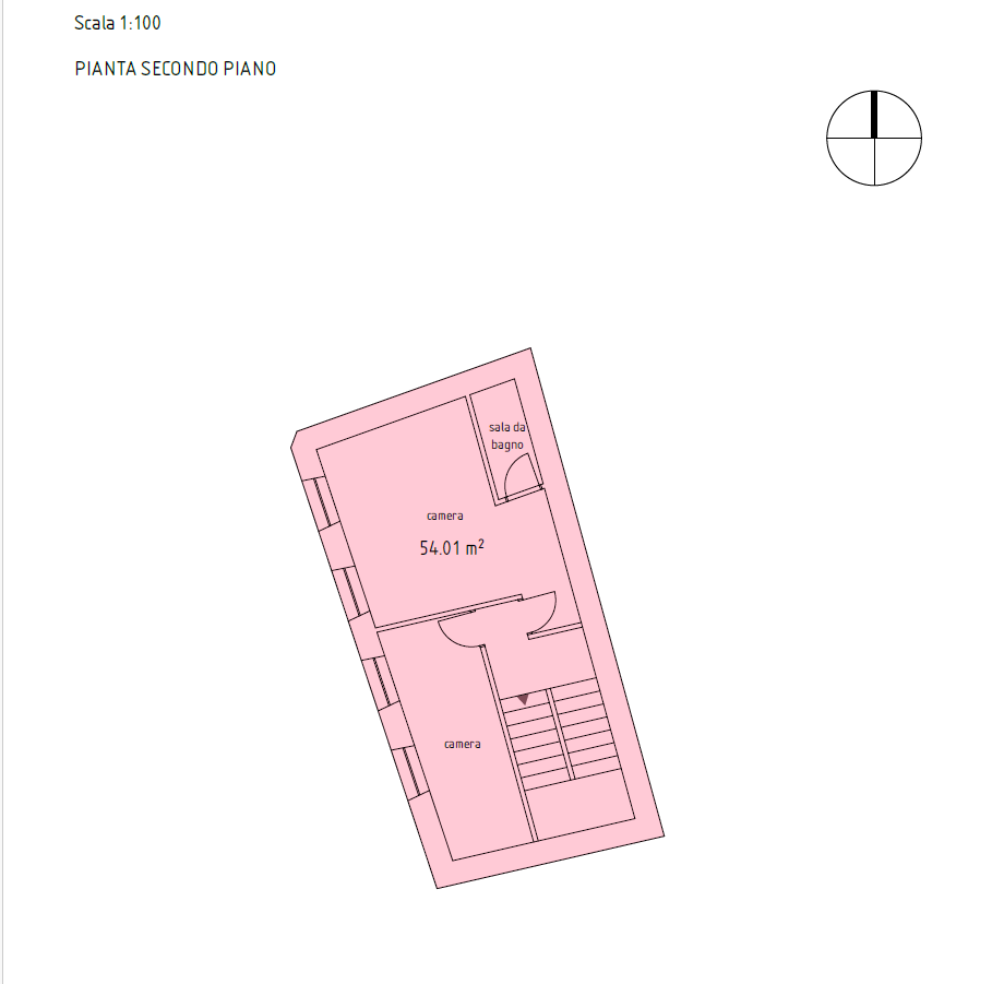 Grundriss eines Obergeschosses