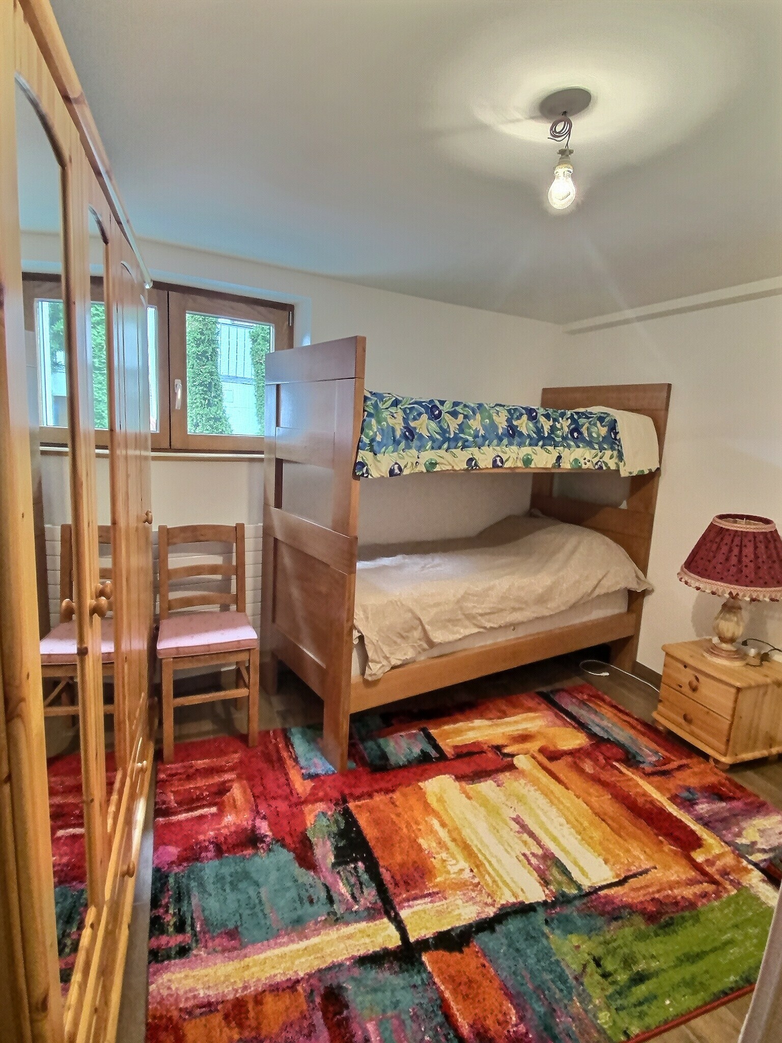 Schlafzimmer mit Etagenbett