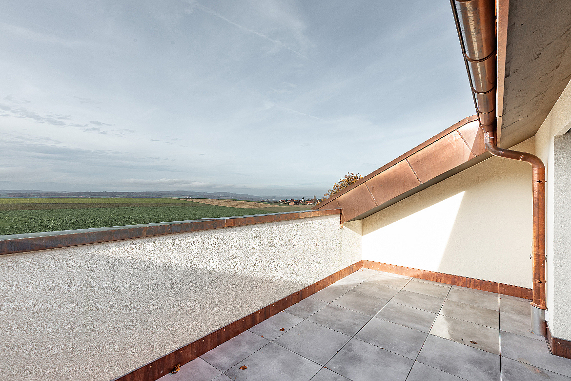 Dachterrasse mit Fernblick