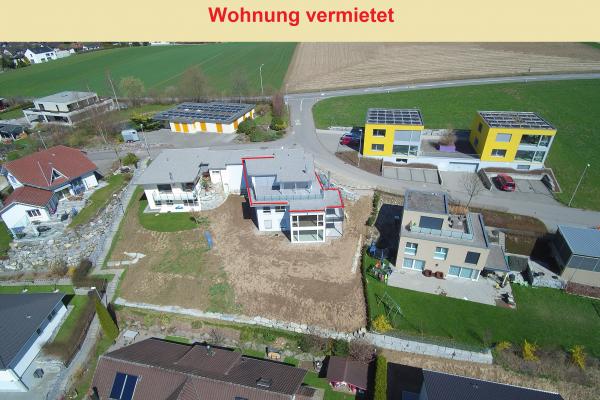 Luftaufnahme eines Wohngebiets