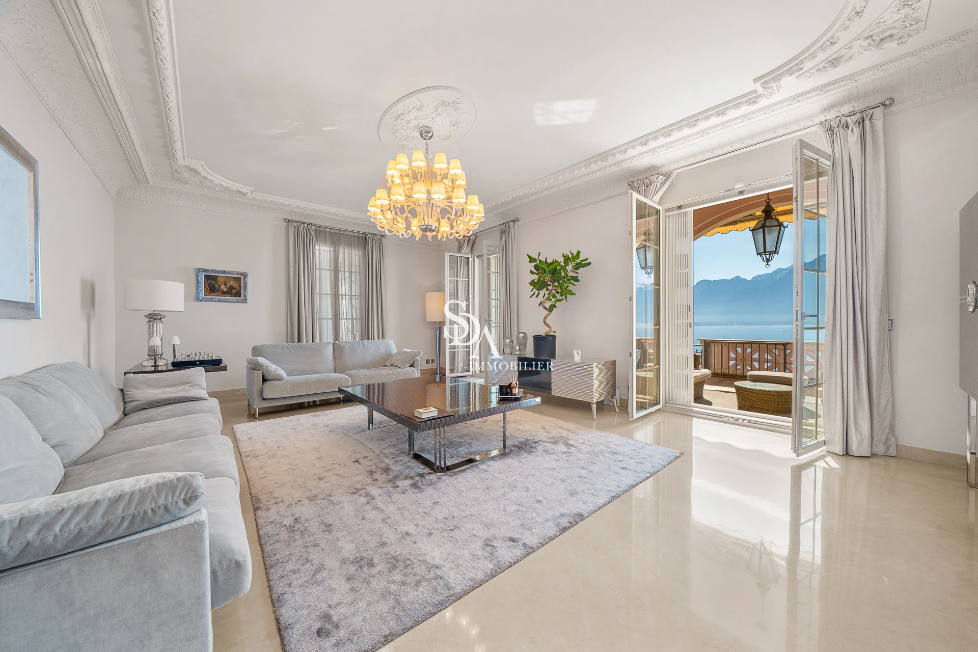 Seltene, raffinierte, luxuriöse Maisonette mit einer außergewöhnlichen Aussicht! – Montreux