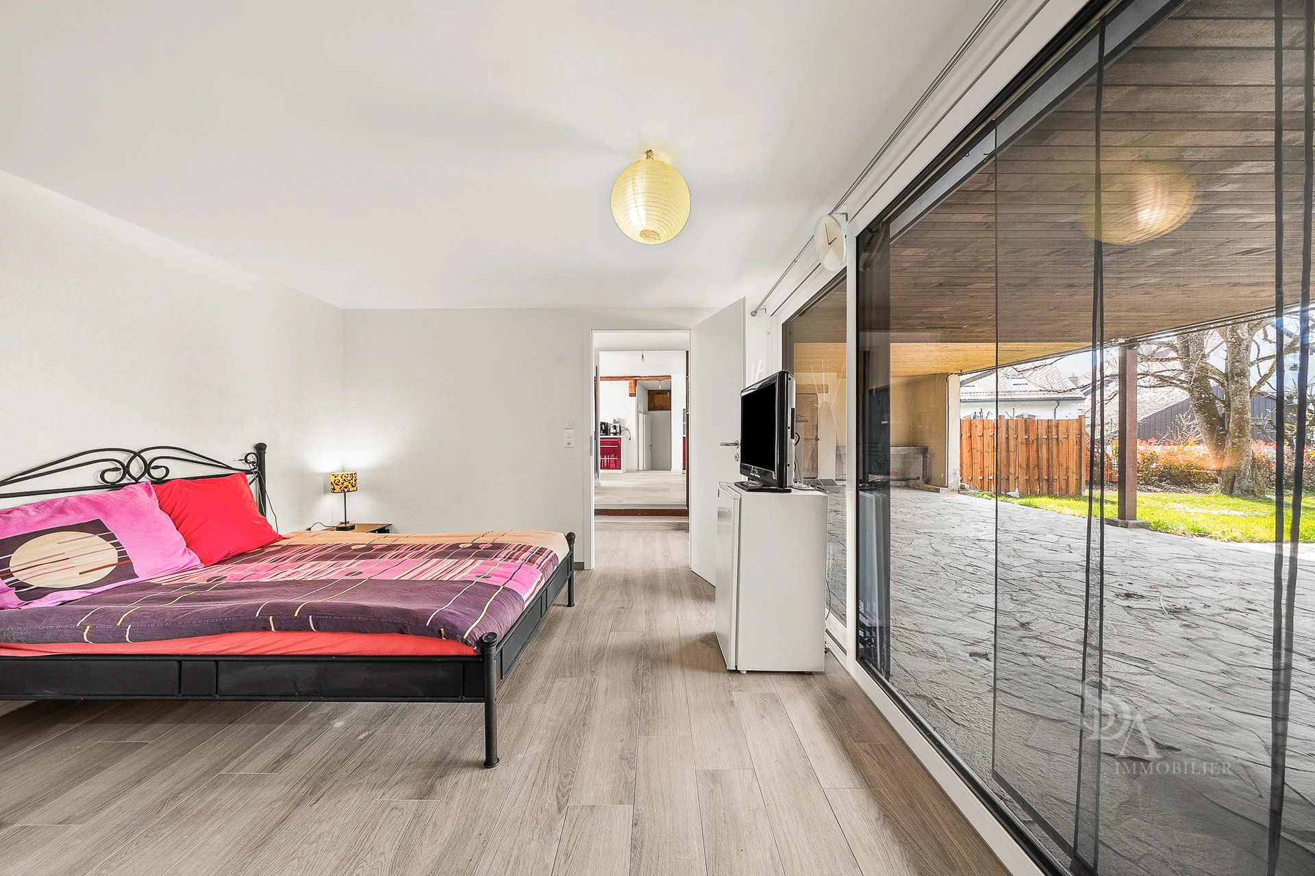 Schlafzimmer mit Terrasse