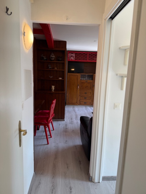 Blick vom Flur in einen Wohnbereich