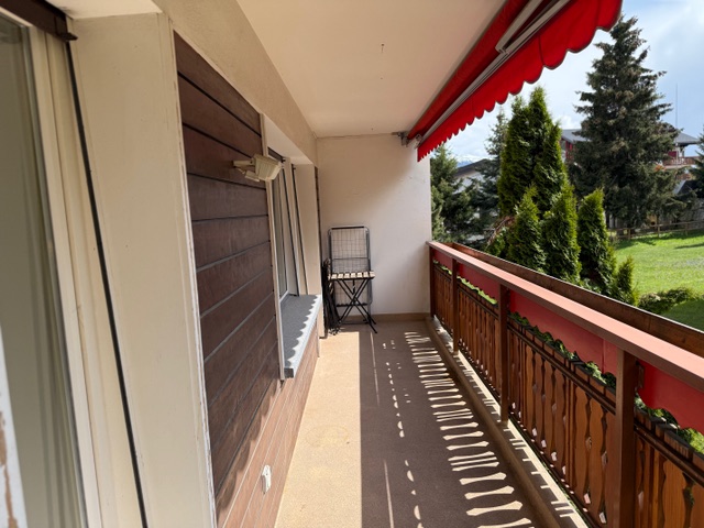 Balkon mit Blick ins Grüne